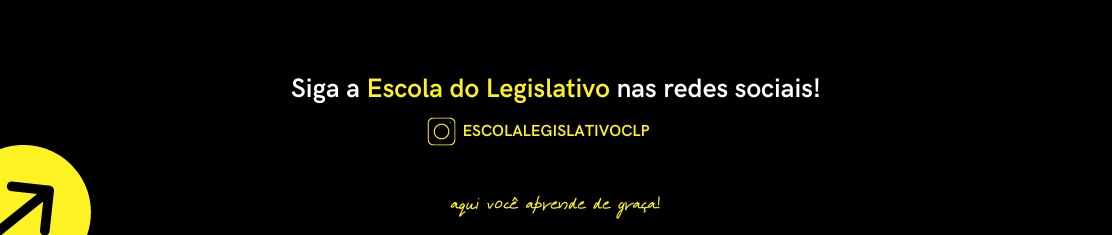 Siga a Escola do Legislativo nas redes sociais!