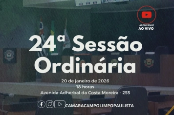 24ª Sessão Ordinária