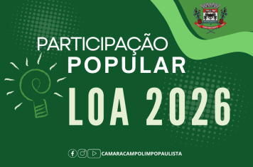 Participação Popular LOA 2026
