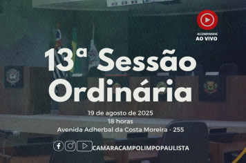 13ª Sessão ordinária