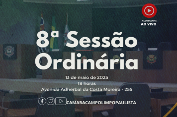 8ª Sessão Ordinária