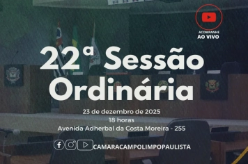 22ª Sessão ordinária