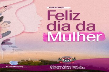 Câmara Municipal deseja um Feliz Dia da Mulher a todas as mulheres!