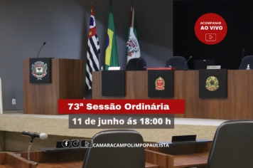 73ª SESSÃO ORDINÁRIA