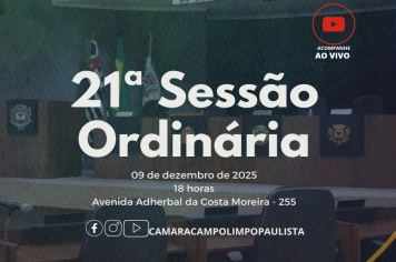 21ª Sessão ordinária