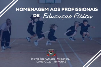 Homenagem ao dia do Profissional de Educação física