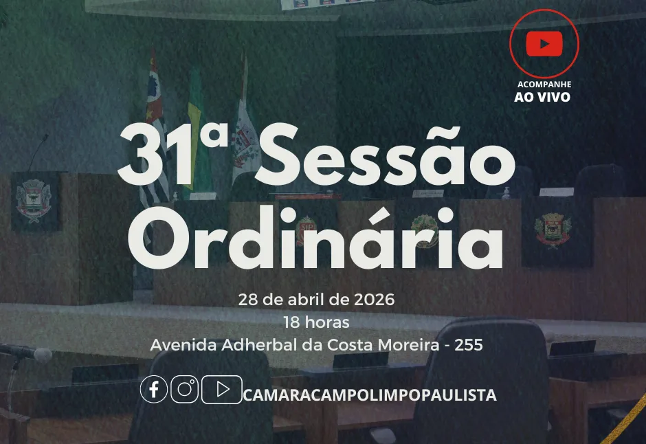 31ª Sessão Ordinária