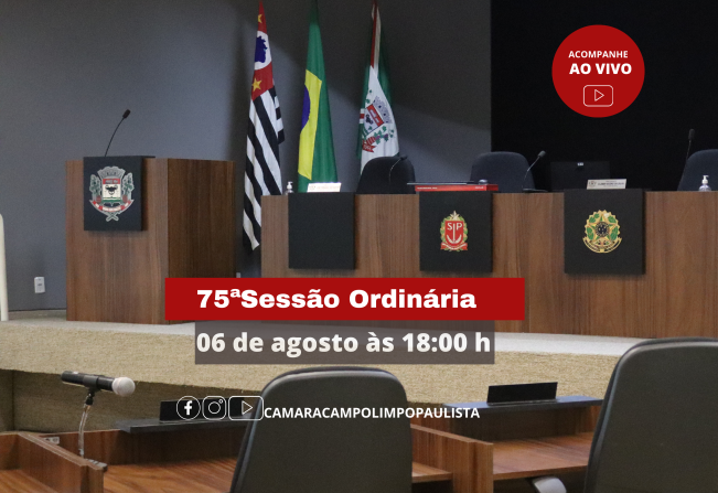 75ª SESSÃO ORDINÁRIA