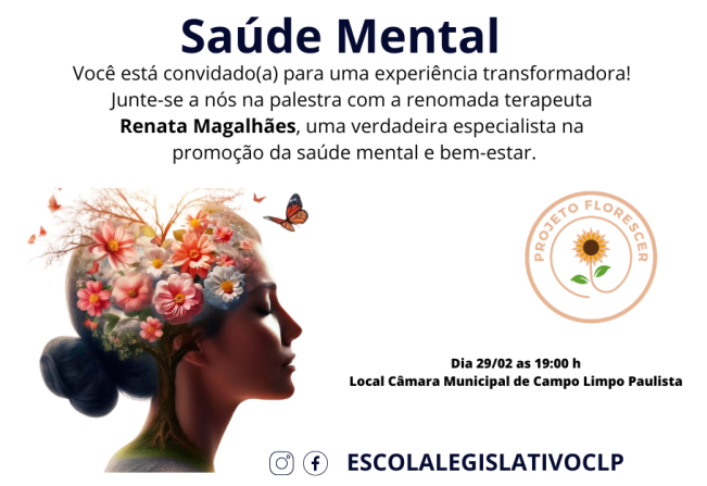 PALESTRA SOBRE SAÚDE MENTAL