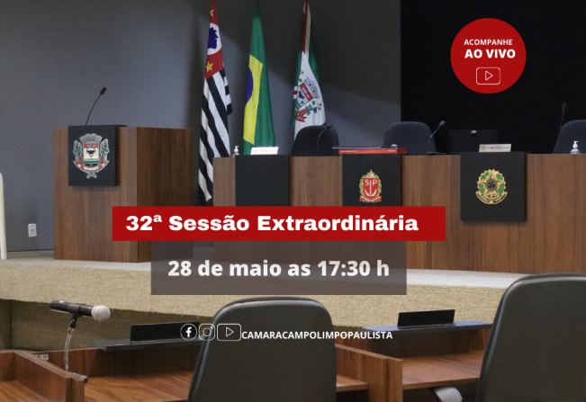 32ª SESSÃO EXTRAORDINÁRIA 