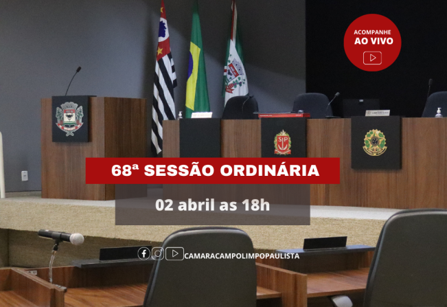 68ª Sessão Ordinária