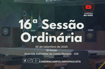 16ª Sessão ordinária