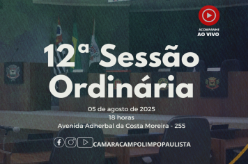 12ª Sessão ordinária