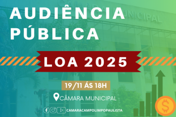 AUDIÊNCIA PÚBLICA