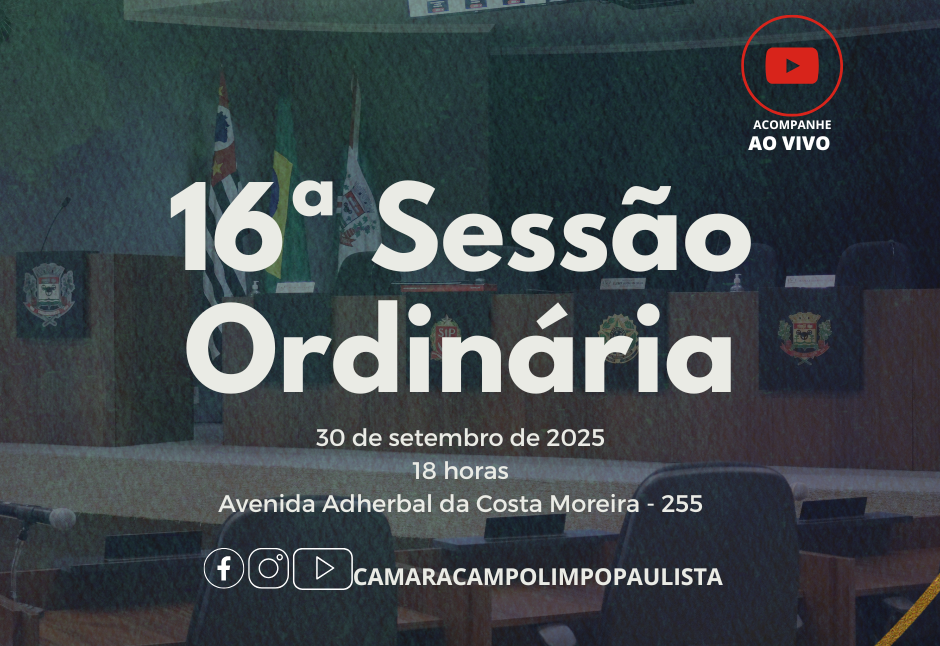16ª Sessão ordinária
