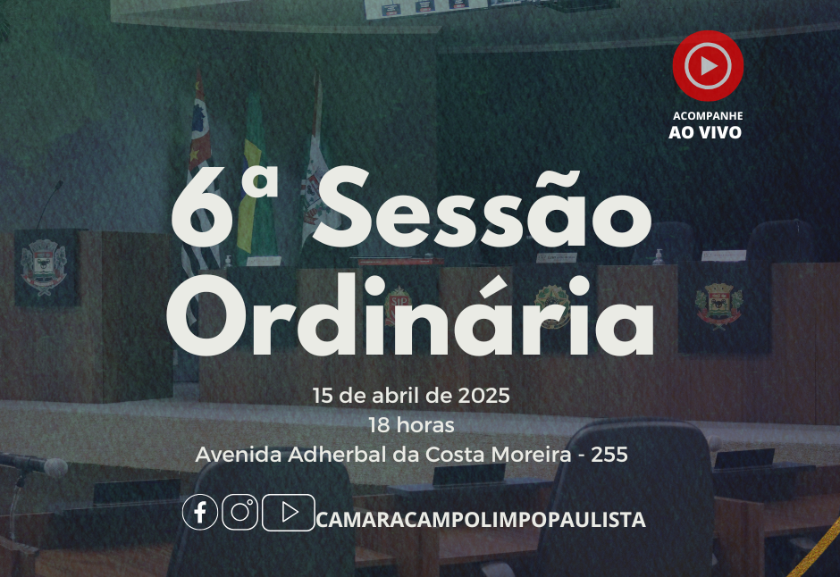 6ª Sessão ordinária