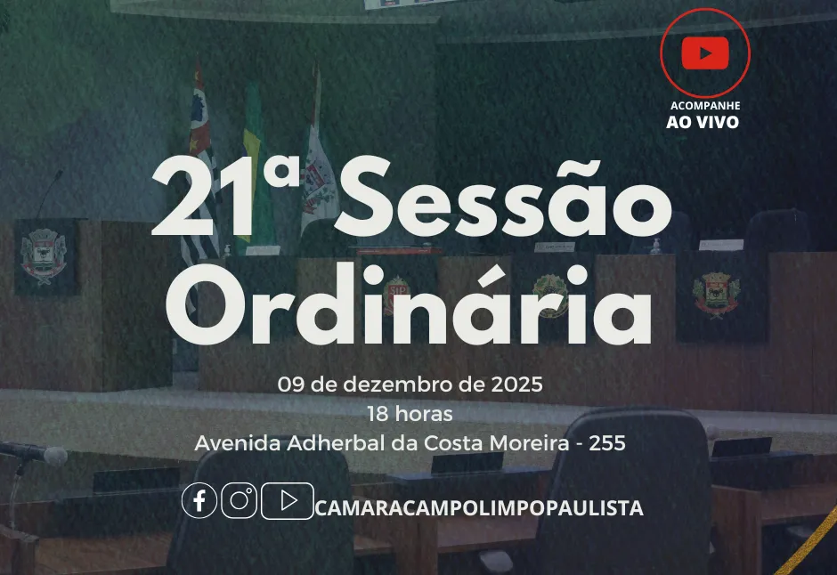 21ª Sessão ordinária